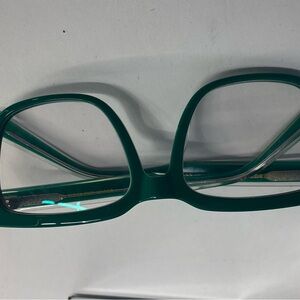 Dolce & Gabbana Green Rectangular Glasses